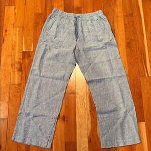 ATHLETA Retreat Linen High Rise Wide Leg Pant